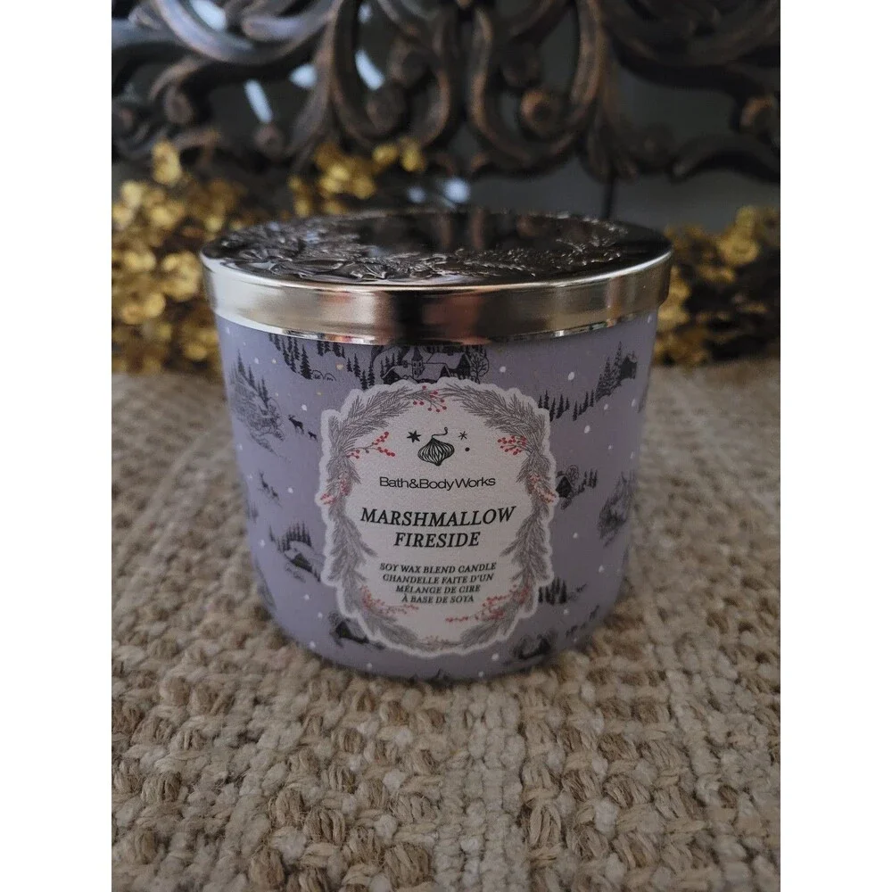 Marshmallow Fireside - Bath and Body Works 3-wick Candle